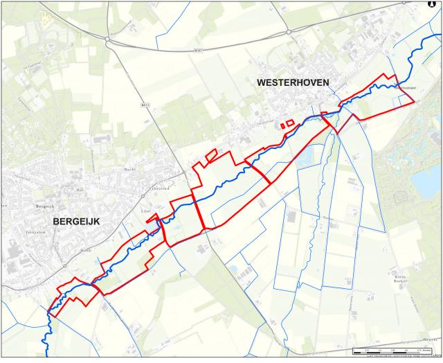 Kaart projectgebied Keersop Midden