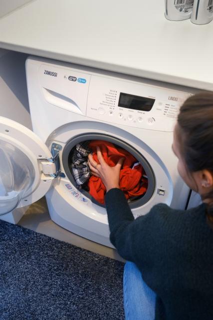 Volle wasmachine